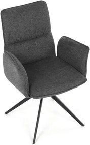 Jedálenská stolička sivá DCH-D1328 GREY2