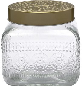 Altom Súprava sklenených dóz so zlatým vekom Daisy 1,3 l, 4 ks, 1,3 l