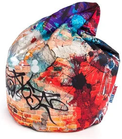 INTERMEDIC SK Sedací vak Mega Sako Modern Polyester - DG57 - Graffiti
