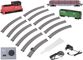 JOKOMISIADA Elektrická vláčiková súprava s klasickou lokomotívou a riadiacou jednotkou H0 1:87 RC0652