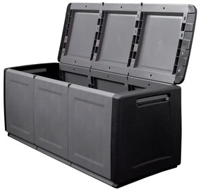 ArtPlast Plastový odkladací box s vekom na náradie, 1380x570x530 mm, sivý