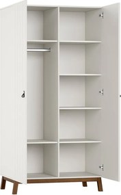 Béžová detská šatníková skriňa 99x196x58 cm Sezane – Vipack