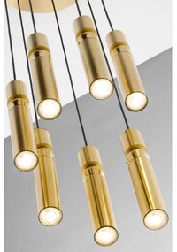 Jupiter 2021 - Luster na lanku ALAS 7xGU10/10W/230V zlatá