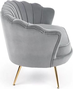 Pohovka Altha XL (sivá + zlatá). Vlastná spoľahlivá doprava až k Vám domov. 1039470