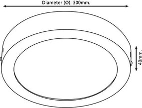Eglo 96246 - LED kúpeľňové svietidlo FUEVA 1 LED/22W/230V IP44