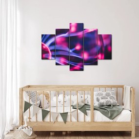 Abstraktný fialový obraz (150x105 cm)