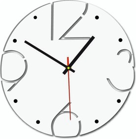 SENTOP | Drevené nástenné hodiny s vyrezávanými číslami I SENTOP HDFK005 analógové