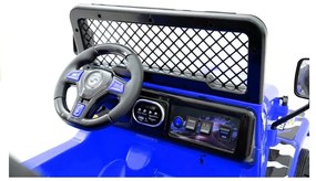 LEAN CARS ELEKTRICKÉ AUTÍČKO JEEP S618 - NELAKOVANÉ - MODRÉ - 2x45W - 12V7Ah - 2024