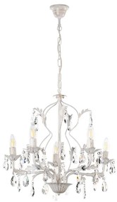 ONLI - Luster na reťazi TERESA 5xE14/6W/230V biela