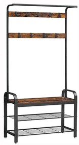 Stojan na kabáty s botníkom HSR400B01