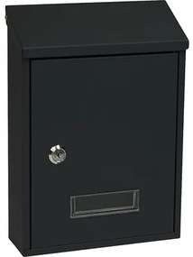 Poštová schránka BK.33.CM oceľová, 215 x 305 x 70 mm, čierna matná