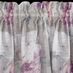 ZÁVES NA PÁSKE SHERRY 140X300 CM KVETY