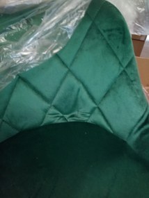 AKCIA Zelená barová stolička VELVET KAST II. akosť