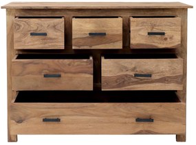 furniture-nabytek.cz - Drevená komoda z masívu palisander 115x50x90