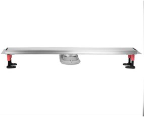 Rea NEOX Superflow, odtokový sprchový žľab 90 cm, brúsená oceľ, REA-G2708