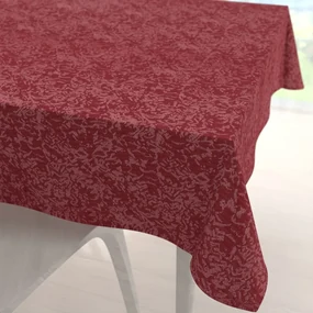 Biante Veľký teflónový štvorcový obrus TF-036 Venezia vínovo červený 150x150 cm