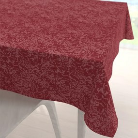 Biante Veľký teflónový štvorcový obrus TF-036 Venezia vínovo červený 290x290 cm