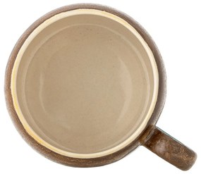 Zelené/hnedé hrnčeky v súprave 4 ks z kameniny 400 ml Sheen – Bloomingville