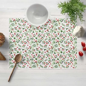 Biante Teflónové prestieranie na stôl TF-111 Jarabiny na bielom 30x40 cm