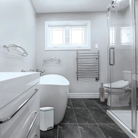 Spirella Pedálový odpadkový kôš Akira 5 l, matná biela