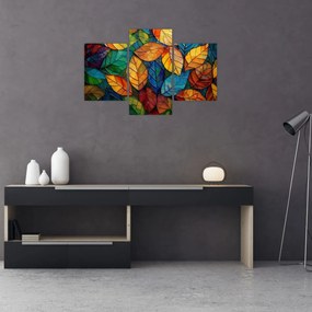 Obraz - Mozaika z listov (90x60 cm)