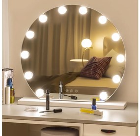 Brilagi - LED stmievateľné make-up zrkadlo HOLLYWOOD LED/12W/230V 3000-6500K