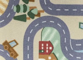 Koberce Breno Metrážny koberec SCANROAD 39, šíře role 400 cm, viacfarebná