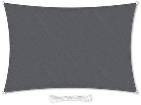 Blumfeldt Obdĺžniková slnečná clona, 2 x 3 m, s upevňovacími okami, polyester, priedušná