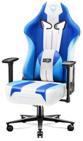 Detské látkové herné kreslo Diablo X-Player 2.0 Kids Size: Frost White/ biela Diablochairs