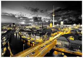 Artgeist Fototapeta - Berlin at night Veľkosť: 350x245, Verzia: Premium