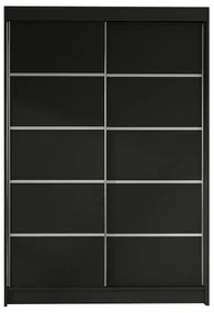 Posuvná šatníková skriňa Parys IV, Farby: sonoma, Osvetlenie: osvetlenie LED RGB - farebné