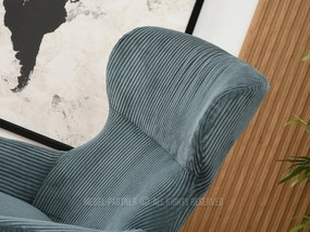 Kreslo Condor (tyrkysová + čierna). Vlastná spoľahlivá doprava až k Vám domov. 1109989