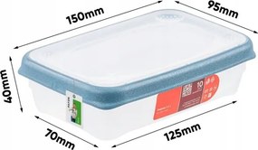 Keeeper Krabička na jedlo, box na potraviny, FRANCO, 0,4L
