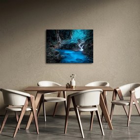 Obraz - Magická noc v tropickom lese (70x50 cm)