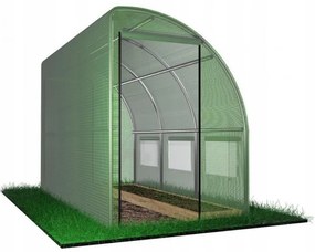Záhradný fóliovník s rozmermi 4 x 1,5 x 2 m - polovičný