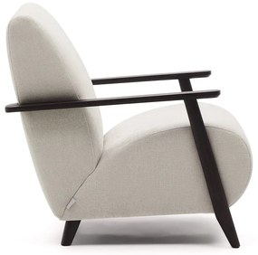 Béžové/krémové ženilkové kreslo Meghan – Kave Home