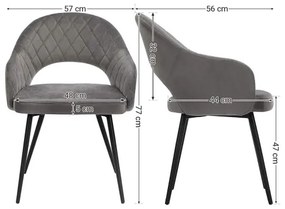 Jedálenská stolička LDC82GY