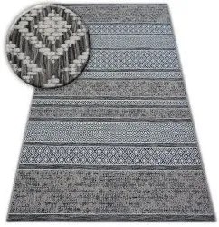 styldomova Šnúrkový koberec sizal loft 21118 boho strieborno/sivý