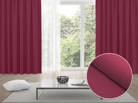 Biante Zatemňovací záves Blackout BKS-414 Malinovo červený - šírka 270 cm 270x140 cm