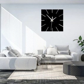 Nástenné hodiny minimalistický štvorcový dizajn | SENTOP X0099