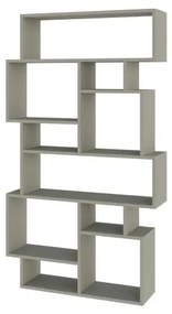 Knižnica Houseland KARMATO sivo-zelená