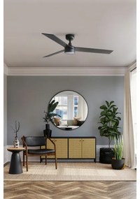 FARO 34298WT-1TW - LED Stm. vent. RUDDER L LED/18W/230V čierna pr. 132 cm WT + DO