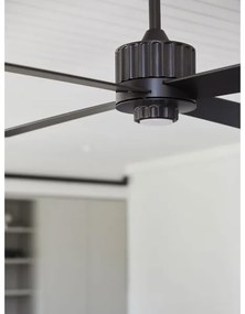 Lucci air 213170 - LED Stropný ventilátor NEWPORT wenge/hnedá + diaľkové ovládanie