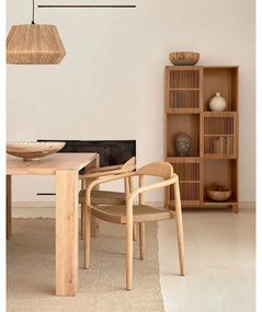 Jedálenský stôl v dekore duba 100x200 cm Deyanira – Kave Home