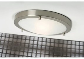 Nordlux - Kúpeľňové stropné svietidlo ANCONA, 2× E27/40 W/230 V, IP43, priemer 31,5 cm, matný chróm