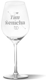Sablio Pohár na víno Tím ženícha: 49 cl