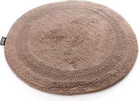 Kúpeľňový koberček Javo Cotton sépiový kruh