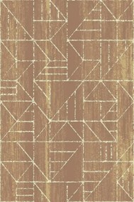 Koberec Agnella Tempo Krats tmavozlatá