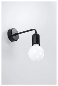 Čierne nástenné svietidlo Nice Lamps Donato