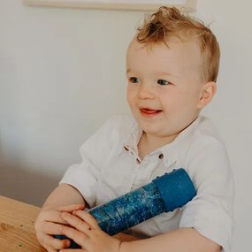 Senzorická fľaša, modrá